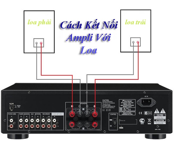Hướng Dẫn Đấu Nối và Cân Chỉnh Amply Với Loa Bose 101