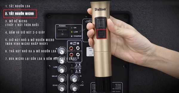 Lỗi Kỹ Thuật Hoặc Pin Yếu Micro Không Dây