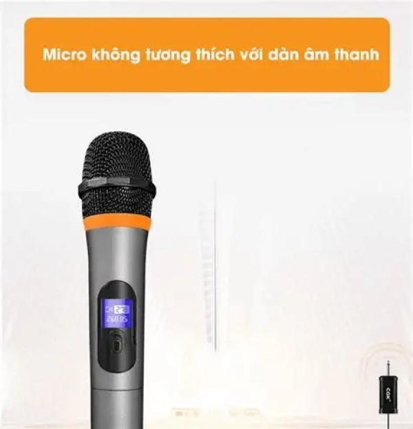 Micro Không Dây Không Tương Thích Với Âm Thanh