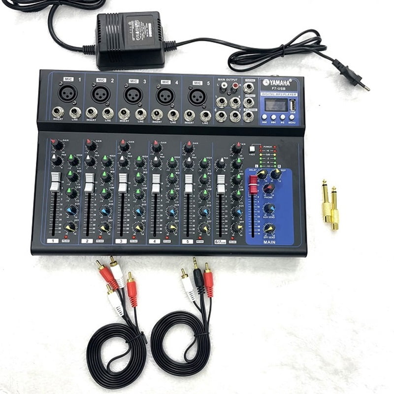 Đánh giá sản phẩm Mixer bàn Live Mixer F7-USB 7 Line