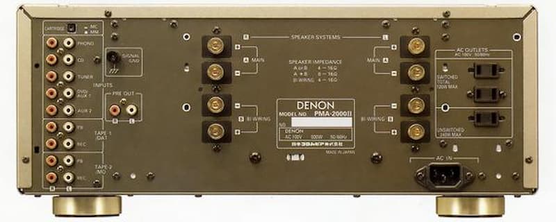 Loa Amply Denon Pma có bộ khuếch âm thanh đạt hiệu suất cao