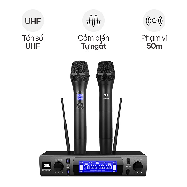 Dải Tần Hoạt Đồng Micro Không Dây JBL VM300
