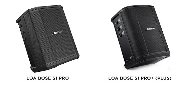 Loa Bose S1 Pro Với Loa Bose S1 Pro Plus