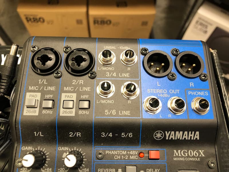 Mixer Yamaha MG 06X