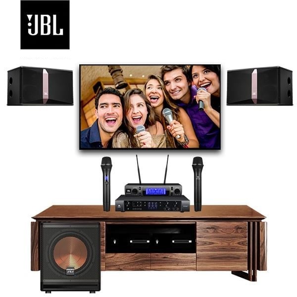 Phối Ghép Micro Không Dây JBL VM 300 Với Dàn Amply Karaoke