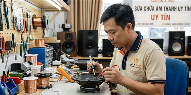 Loa đứt côn, cháy Treble: Đừng để mất tiền oan vì quấn lại sai cách!